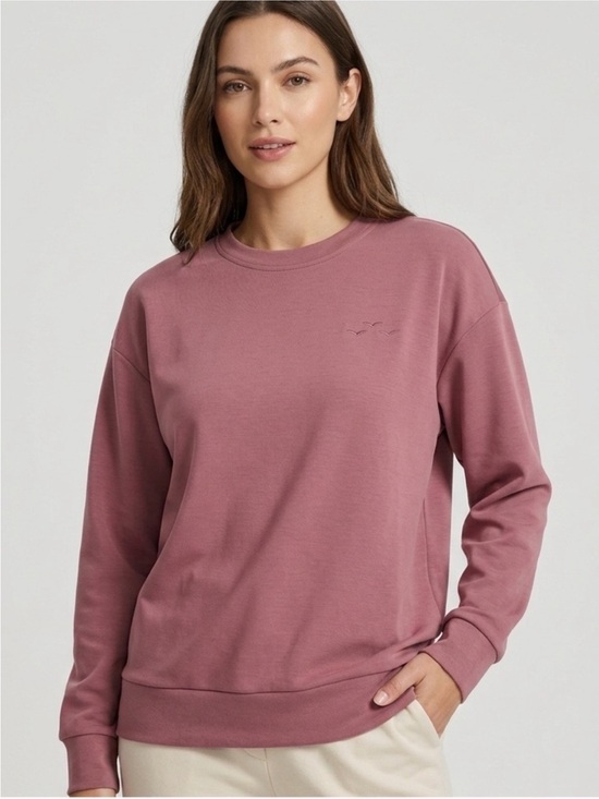 Lazypants Tops - Lazypants Ultra Solt
Embroidered Bird Crewneck
Sweatshirt Mauve
- Size XS